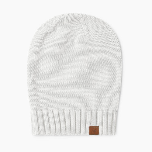 Goumi Kids Organic Cotton Knit Beanie - Milk, 6-12 Months