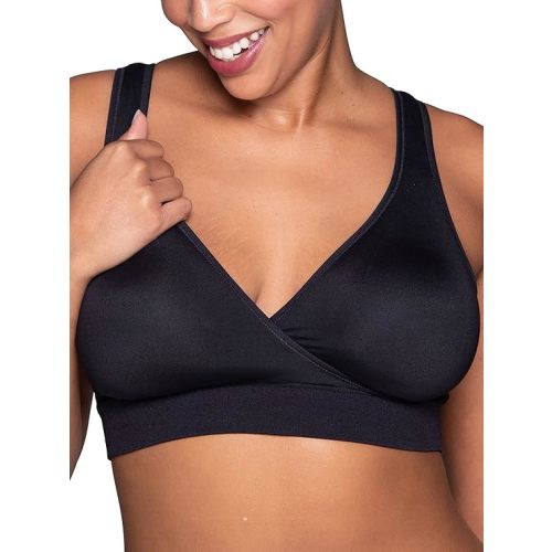Vanity Fair Women's Maternity Nursing Bras for Breastfeeding: Wireless Pullover Lounge Sleep Bra, Available in Multipacks