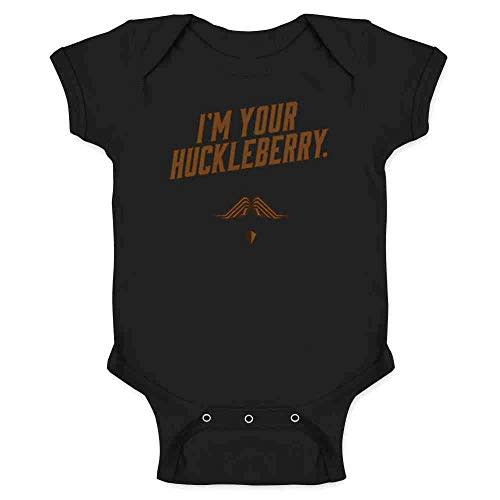 Pop Threads Im Your Huckleberry Western Quote Funny Vintage Infant Baby Boy Girl Bodysuit