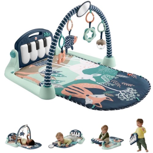 Fisher-Price Fisher Price Glow and Grow Kick & Play Gym - Navy
