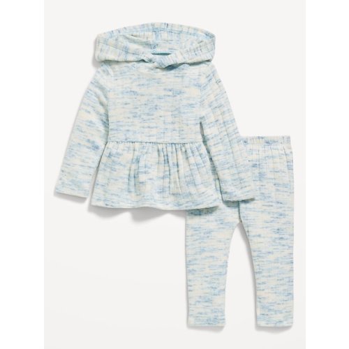 Long-Sleeve Hooded Peplum Top and Leggings Set for Baby | Old Navy