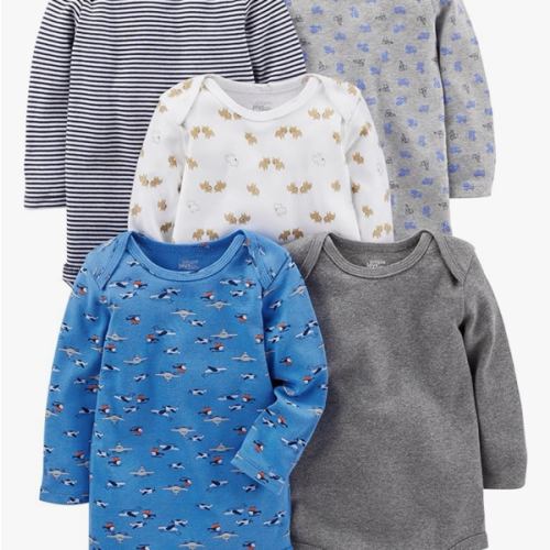 Simple Joys by Carter's Unisex Babies' Long-Sleeve Bodysuit