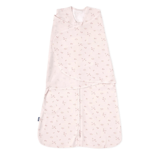 Pink Floral Cotton Swaddle Newborn | HALO