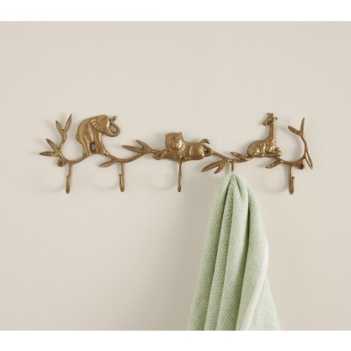 Cast Brass Hook Racks | Pottery Barn Kids