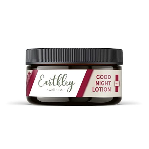 Amazon.com : Earthley Wellness, Good Night Lotion, Magnesium Lotion, Apricot Oil, Shea Butter, Mango Butter, Candelilla Wax, Lavender Essential Oil, Vegan (Regular, 8oz) : Beauty & Personal Care