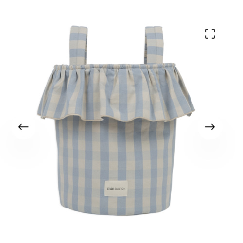 Basket Vichy - Blue + Sand - PRE ORDER - Minicoton