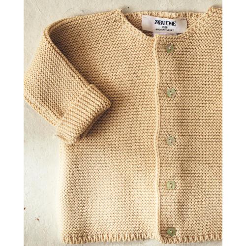 CHUNKY KNIT BABY CARDIGAN | Zara Home United States of America