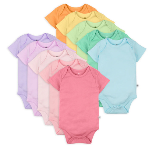 10-Pack Organic Cotton Short Sleeve Bodysuits | Honest Baby Clothing