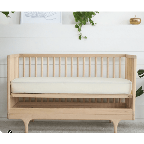 Organic Waterproof Crib Protector Pad | Avocado Green Mattress
