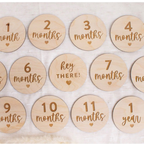 Circle Baby Milestone Signs