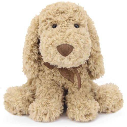 WEIGEDU Poodle Puppy Goldendoodle Stuffed Animal, Adorable Toy Dog Labradoodle Plush for Kids Boys Girls Birthday Easter Christmas Bedtime Gift, 11.8 inches Golden