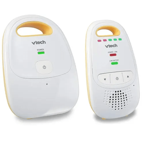 VTech Upgraded Audio Baby Monitor with Rechargeable Battery, Long Range, and Crystal-Clear Sound