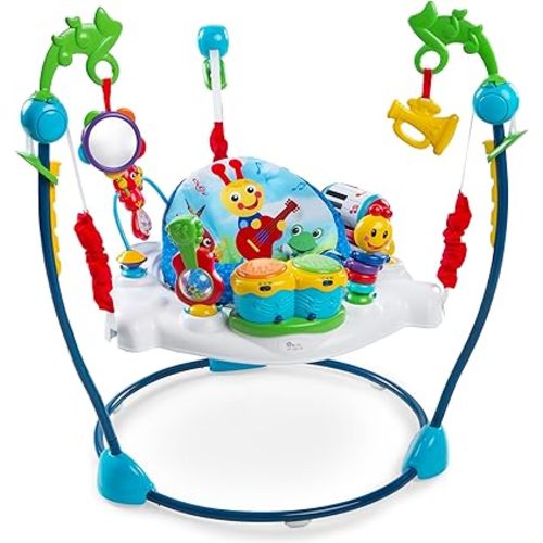 Baby Einstein Neighborhood Symphony Activity Jumper Infant Entertainer with Lights and Melodies, Age 6 months +, Max weight 25 lbs., Unisex