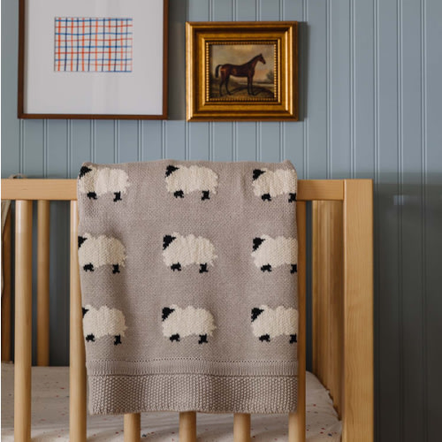Baby Blanket with Sheep – Market by Modern Nest