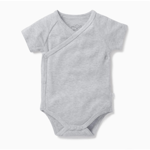 Short Sleeve Kimono Bodysuits | Organic Baby Bodysuit | MORI US