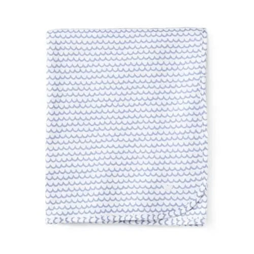 Pajamas Pima Baby Blanket in La Mer by Janie and Jack
