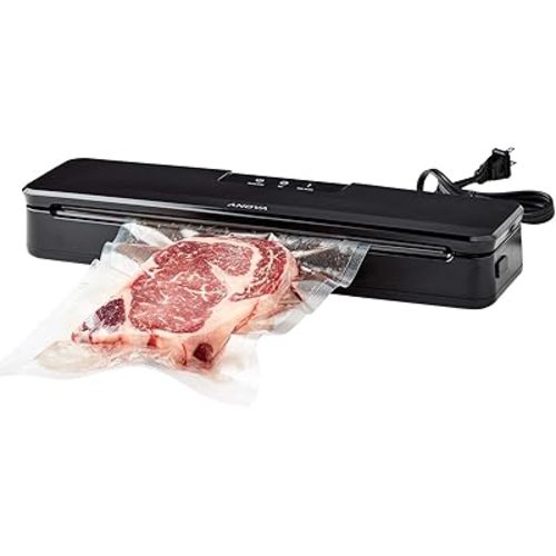 Anova Culinary Vacuum Sealer, Slim & Compact, Includes 10 Pre-Cut Bags (BPA-Free), Wet & Dry Dual Food Vacuum Sealer Machine for Sous Vide and Long-Term Storage, 2-Year Warranty