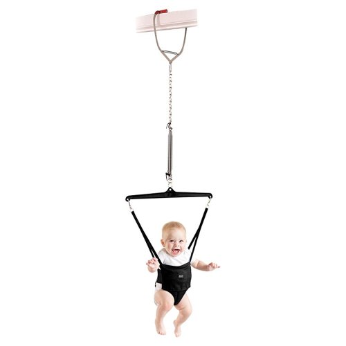 Jolly Jumper Exerciser with Door Clamp, Black