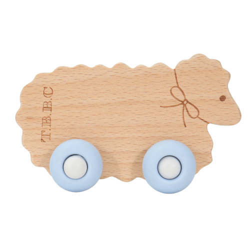 The Beaufort Bonnet Company Teether Collection - Blue Sheep - Goosewaddle® | Newborn Baby Blankets Toys Teethers Bibs & More