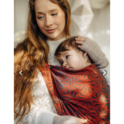 Baby Wrap, Jacquard Weave (100% cotton) - INFINITY - GERDA - size M