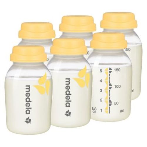 Medela Breast Milk Collection And Storage Bottles With Solid Lids - 6pk/5oz