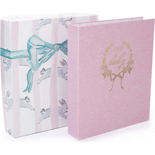 Our Baby Memory Book, Pink - Over The Moon Gift Desk & Stationery | Maisonette