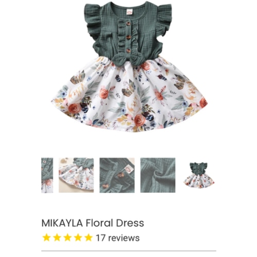 MIKAYLA Floral Dress - Hazel & Bo