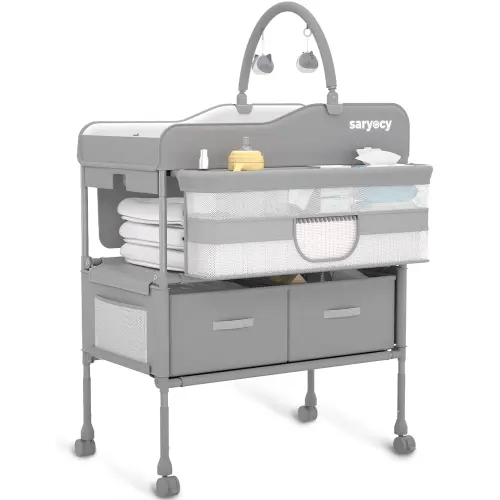 SARYOCY Baby Changing Table - Versatile Folding Diaper Station