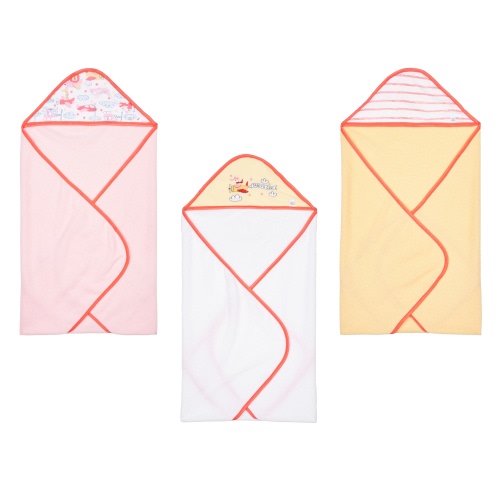 Exersaucer Baby and Kids Bath Gift Set with Hooded Towels, 3pk Daddy's Girl