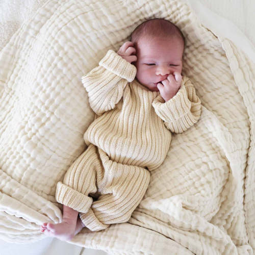 Knit Sweater & Pant Set | Linen