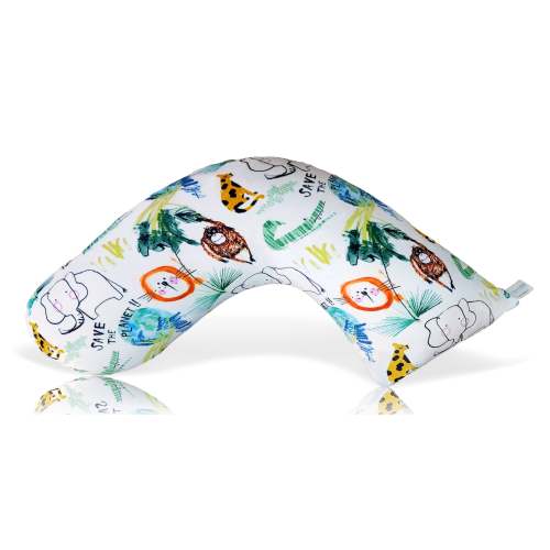 Luna Lullaby Nursing Pillow - Jungle Fun | Comfortable Feeding Pillow - Luna Lullaby