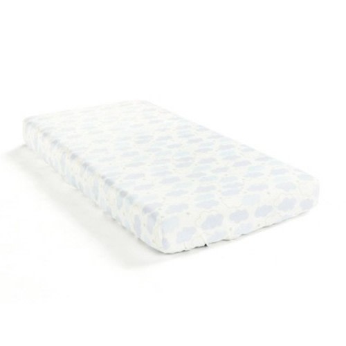 Lush Décor Soft & Plush Fitted Crib Sheet Goodnight, Color: Clouds