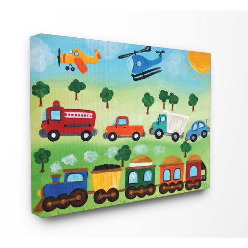 Zoomie Kids Helgeson Planes - Graphic Art & Reviews | Wayfair