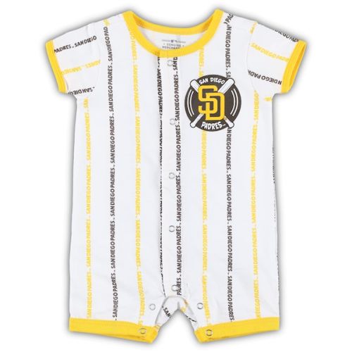 San Diego Padres Newborn & Infant Ball Hitter Romper - White