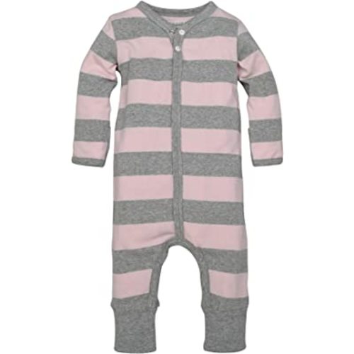 Burt's Bees Baby Girl Infant Jumpsuit - Soft, Cozy, and Breathable Fabric Newborn Essentials, Jumpsuits Made with 100% Organic Cotton for Infant Girls
