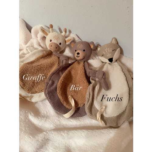 Cuddly blanket, comfort blanket, soft toy, pacifier blanket, comfort blanket with name
