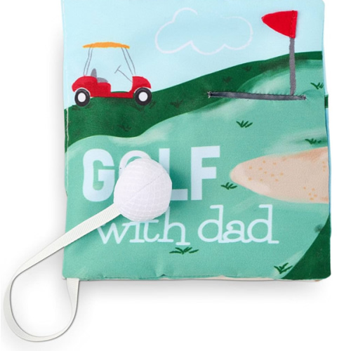 Mud Pie Children's Golf with Dad Plush Book