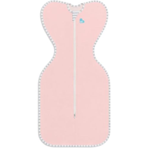 Love to Dream Swaddle UP, Dramatically Better Sleep, Allow Baby to Sleep in Their Preferred arms up Position for self-Soothing, snug fit Calms Startle Reflex, Pink, Small, 8-13 lbs
