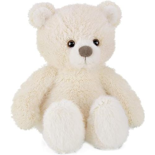 Bearington Tucker Off White Plush Teddy Bear Stuffed Animal, 11 Inch