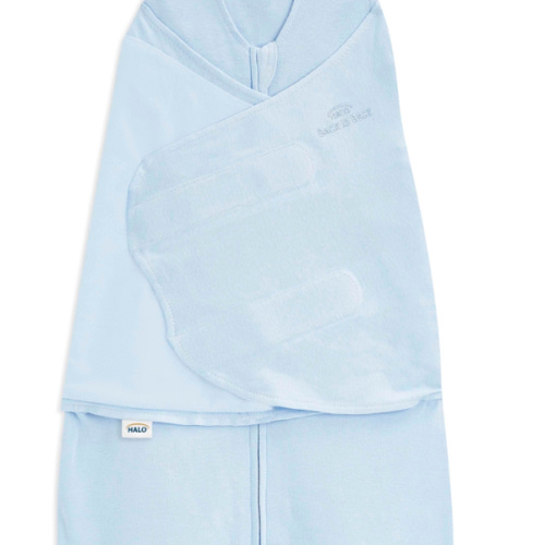Chambray Organic Cotton Swaddle Gift Box | HALO