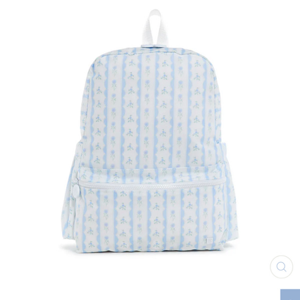 Backpack - Ribbon Floral Blue