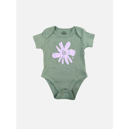 RIBBED COTTON ONESIE