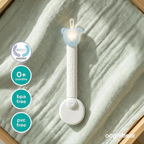 oogiebear Brite - Baby Nose Cleaner and Ear Wax Removal Tool. Baby Gadget with Nighttime LED Light. Safe Snot Booger Picker for Newborns, Infants & Toddlers