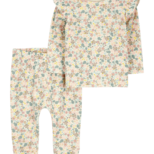 Multi Baby 2-Piece Floral Pant Set | Carter’s Oshkosh Canada