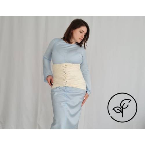 Organic pregnancy care package, Bengkung belly bind, pregnancy gift for first time moms, Maternity belt for support, Postnatal belly wrap