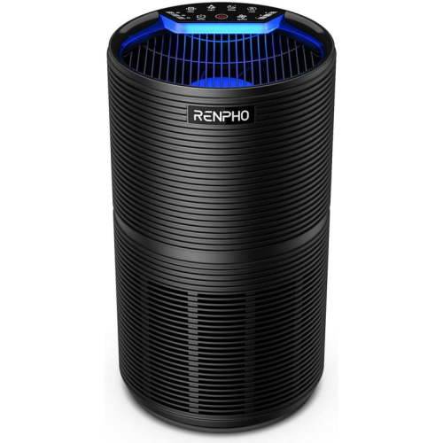 RENPHO HEPA Air Purifier for Home Large Room up to 600 Sq.ft, H13 True HEPA Filter Air Cleaner for Pet Hair, Allergies, 99.97% Smokers, Odors, Dust, Pollen, Odor Eliminators for Bedroom