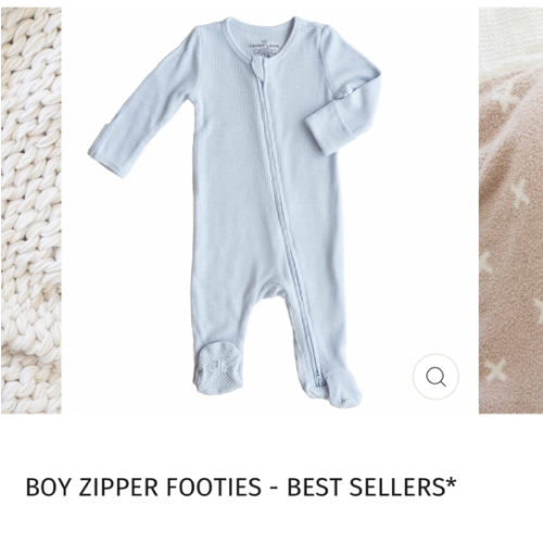 Boy Zipper Footies - Best Sellers*