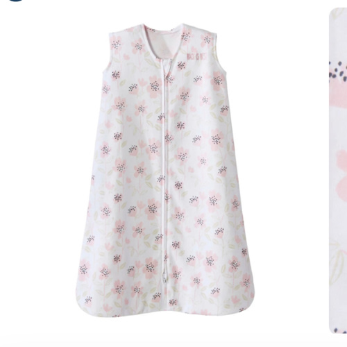 Blush Wildflower Cotton Wearable Baby Blanket XL | HALO