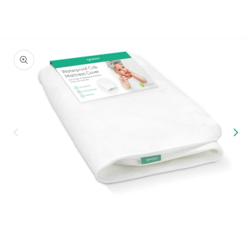 Extra Waterproof Crib Mattress Cover - Standard / Cloud White