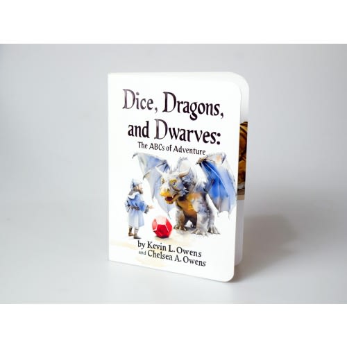 Dice, Dragons, and Dwarves: The ABCs of Adventure | Children&#39;s Board Book | D&D Fantasy Alphabet Book